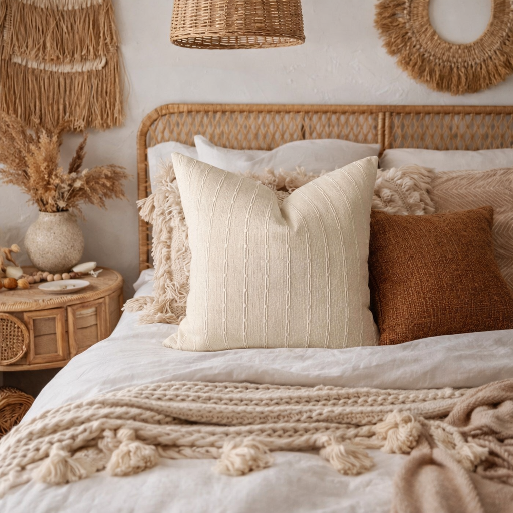 Bohemian Bohemian Pillow Shams Boho Style Throw Pillow Covers Boho Boho Cushion Covers, Bohemian Style Cushions – Roses Bloom