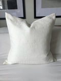 cream linen cushion cover envelope back design
