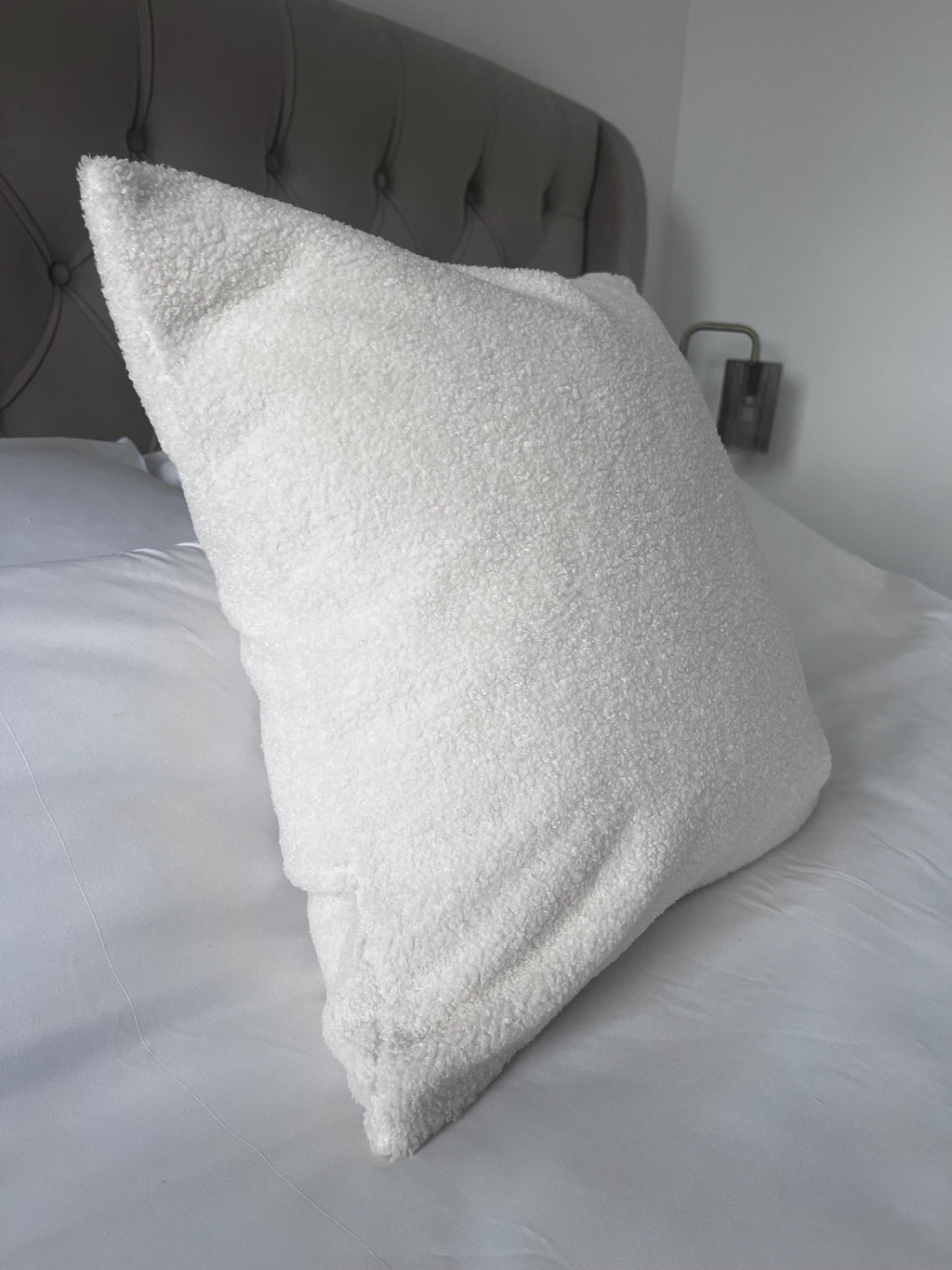 Boucle pillow cover, textured neutal cushions, off white cushion covers
