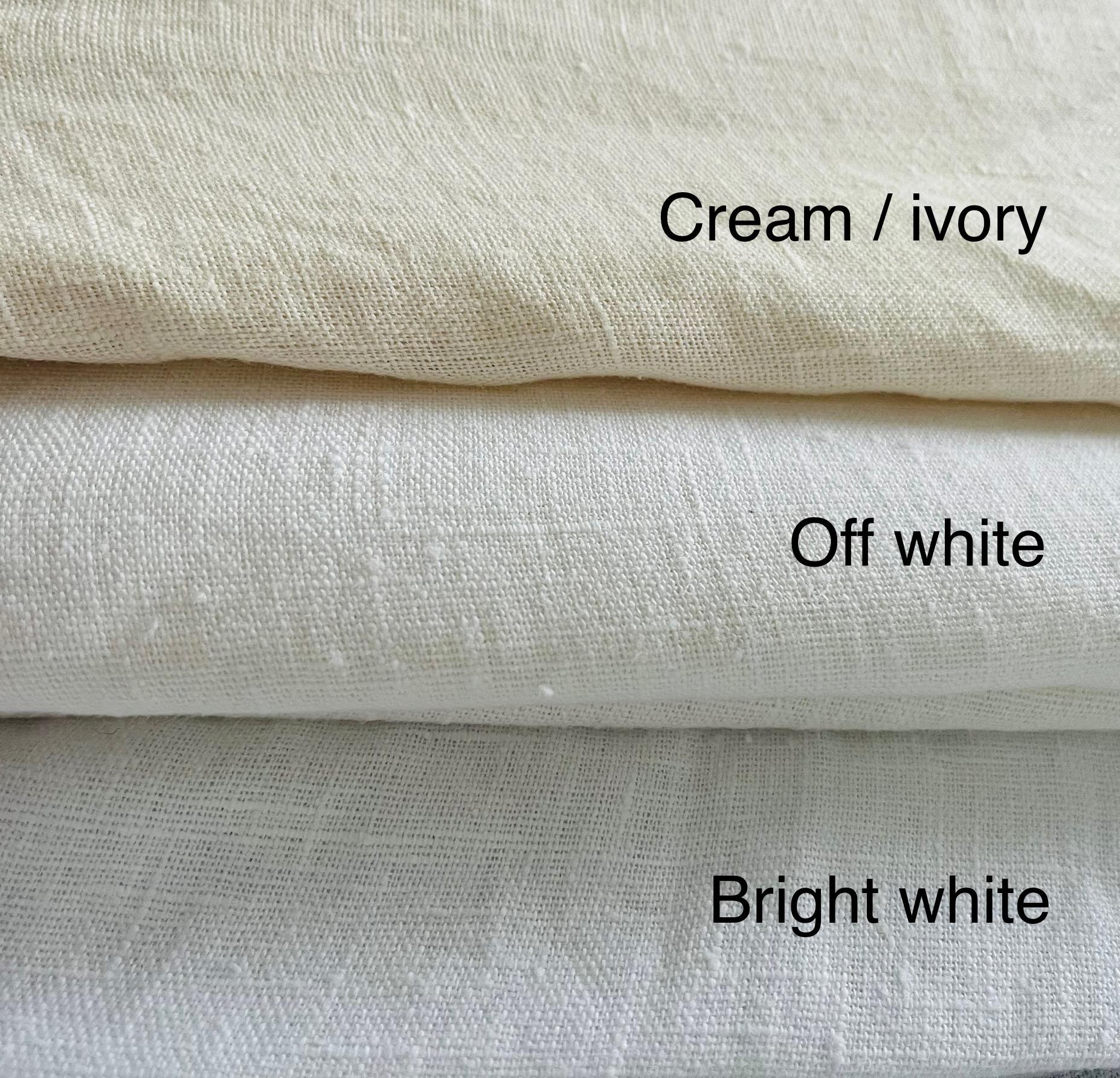 White French Linen Pillow Cover, Farmhouse Cushion, Bolster Pillow