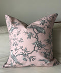 Pink Toile de Jouy Pillow Cover – French Vintage Style Cushion