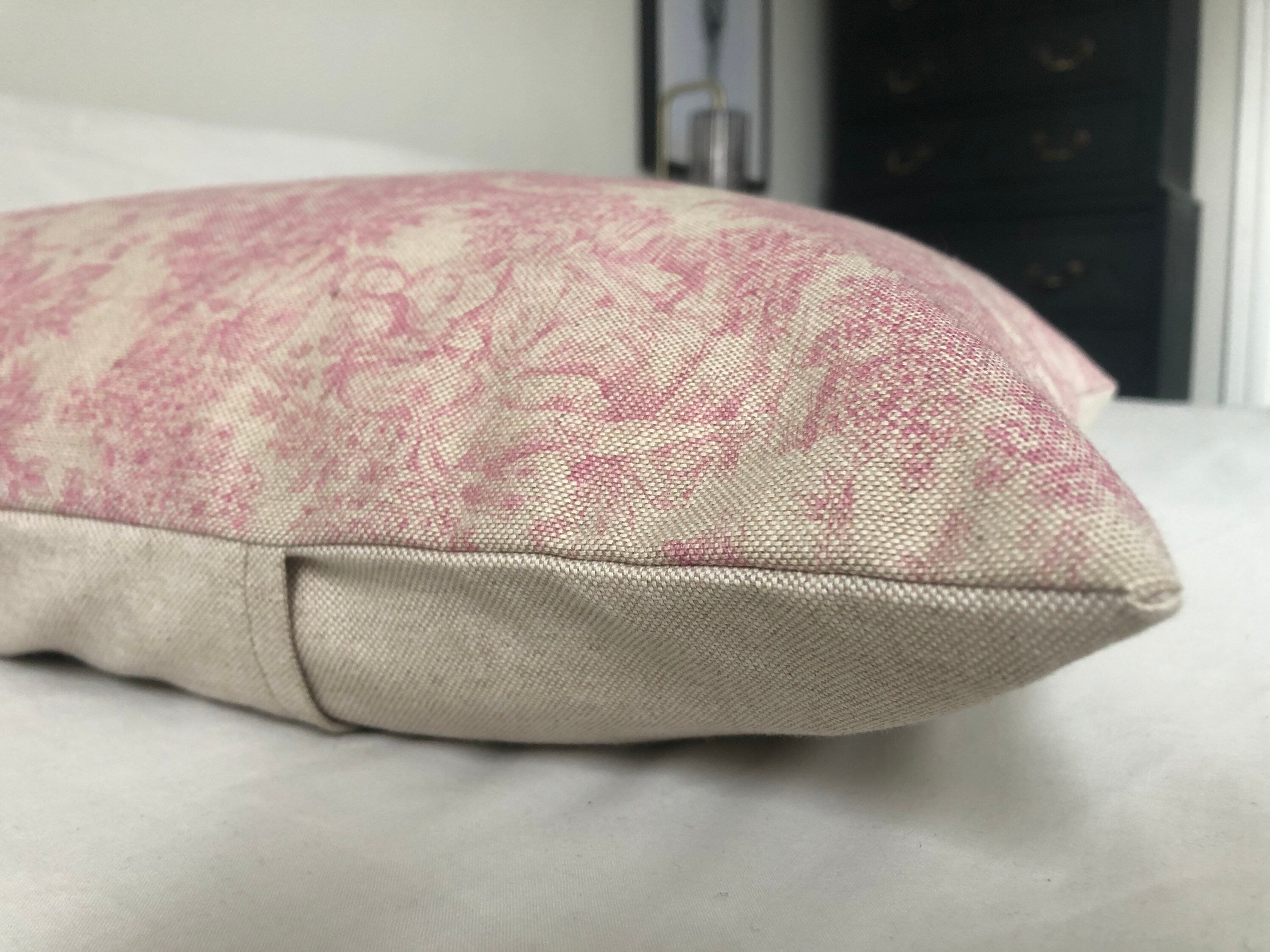 Dusty Pink Toile Cushion cover
