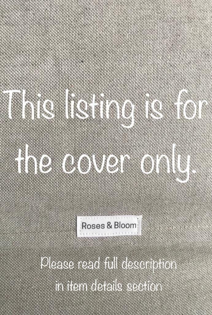 Red Ticking Stripe Cushion Cover – Envelope Back Cotton Pillow Case | Farmhouse & Rustic Decor