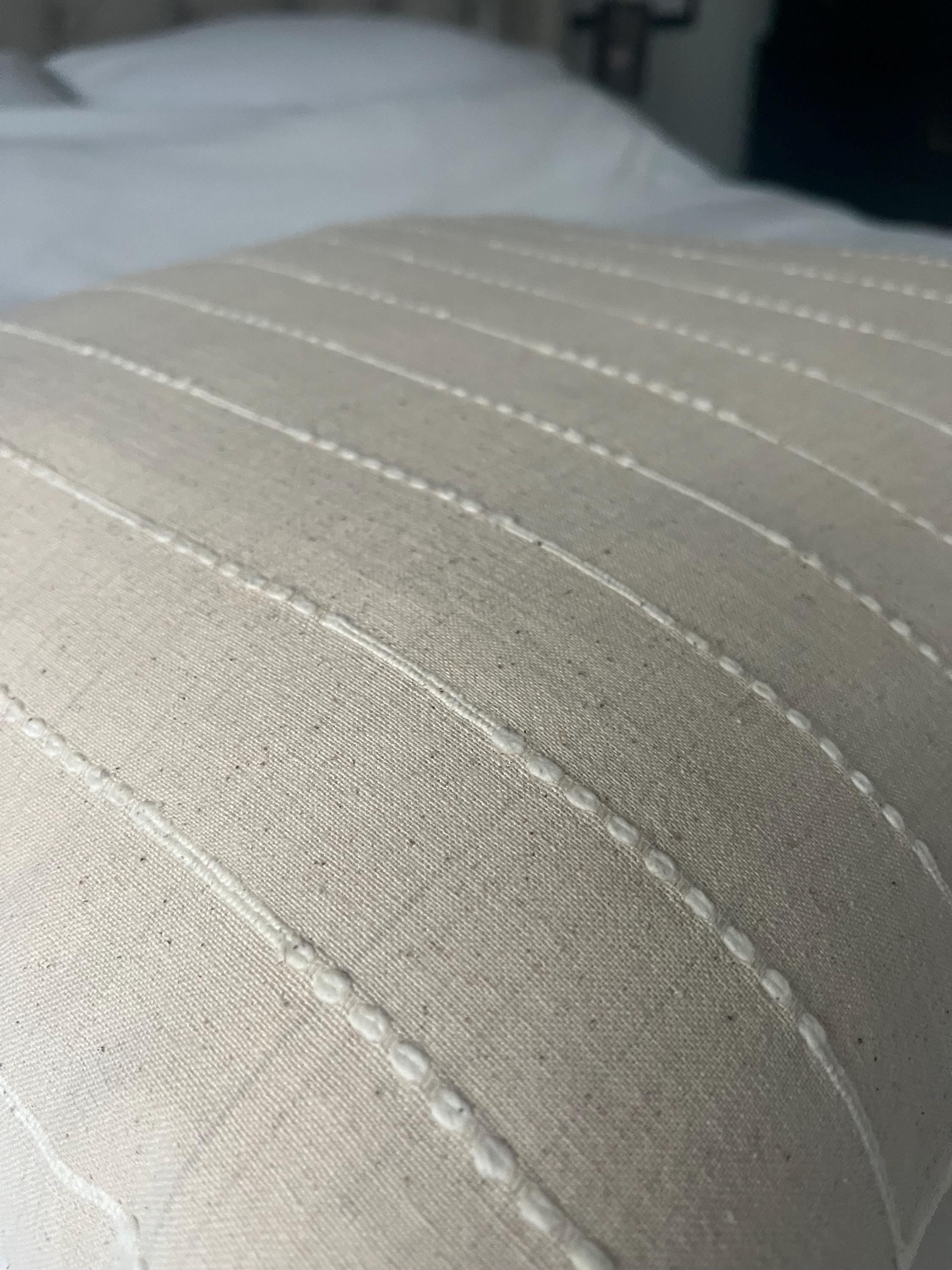 Light beige striped pillow cover, Sandy brown throw cushions, taupe cushion covers