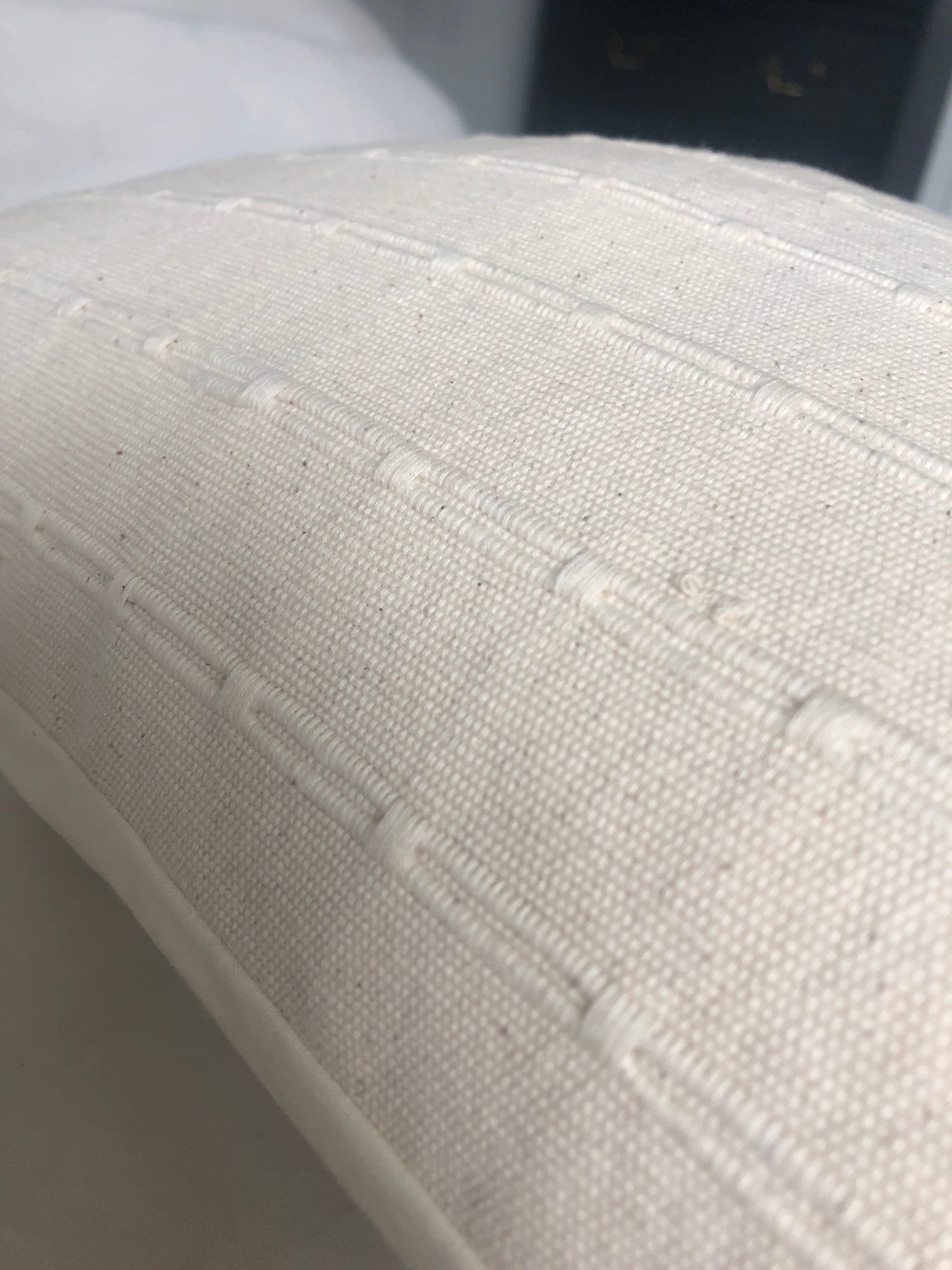 Neutral textured pillow cover, cream cushions, bohemian home decor, large cushion covers, oblong cushion cover