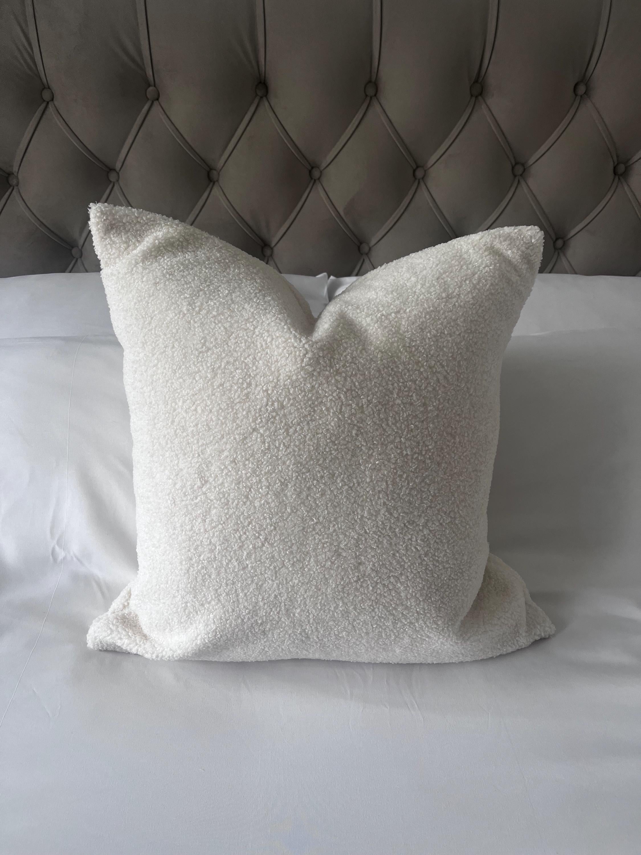 Boucle pillow cover, textured neutal cushions, off white cushion covers