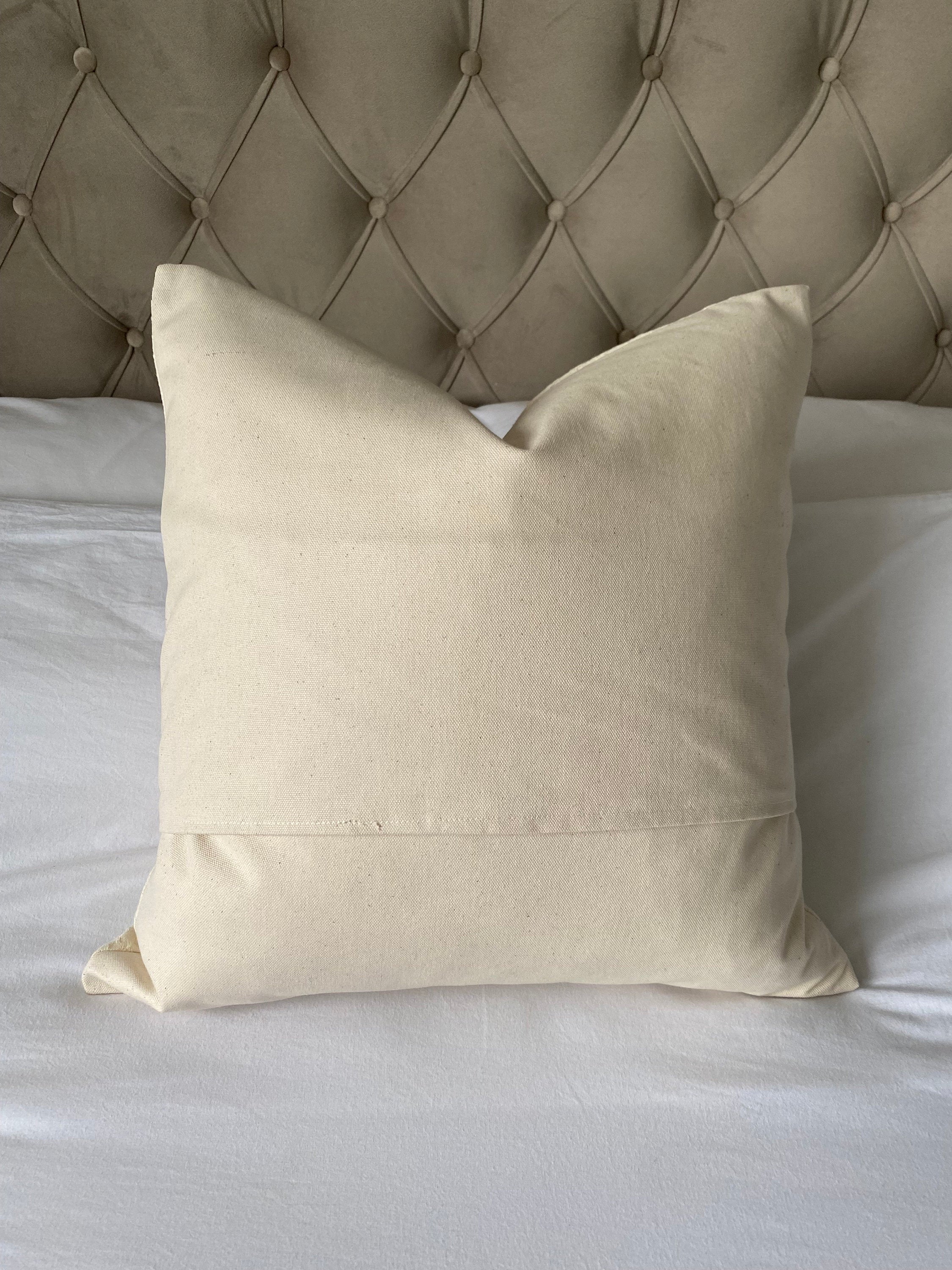 Natural textured cream pillow cover, ivory cushions, bohemian home decor, large cushion covers, handwoven organic fabric