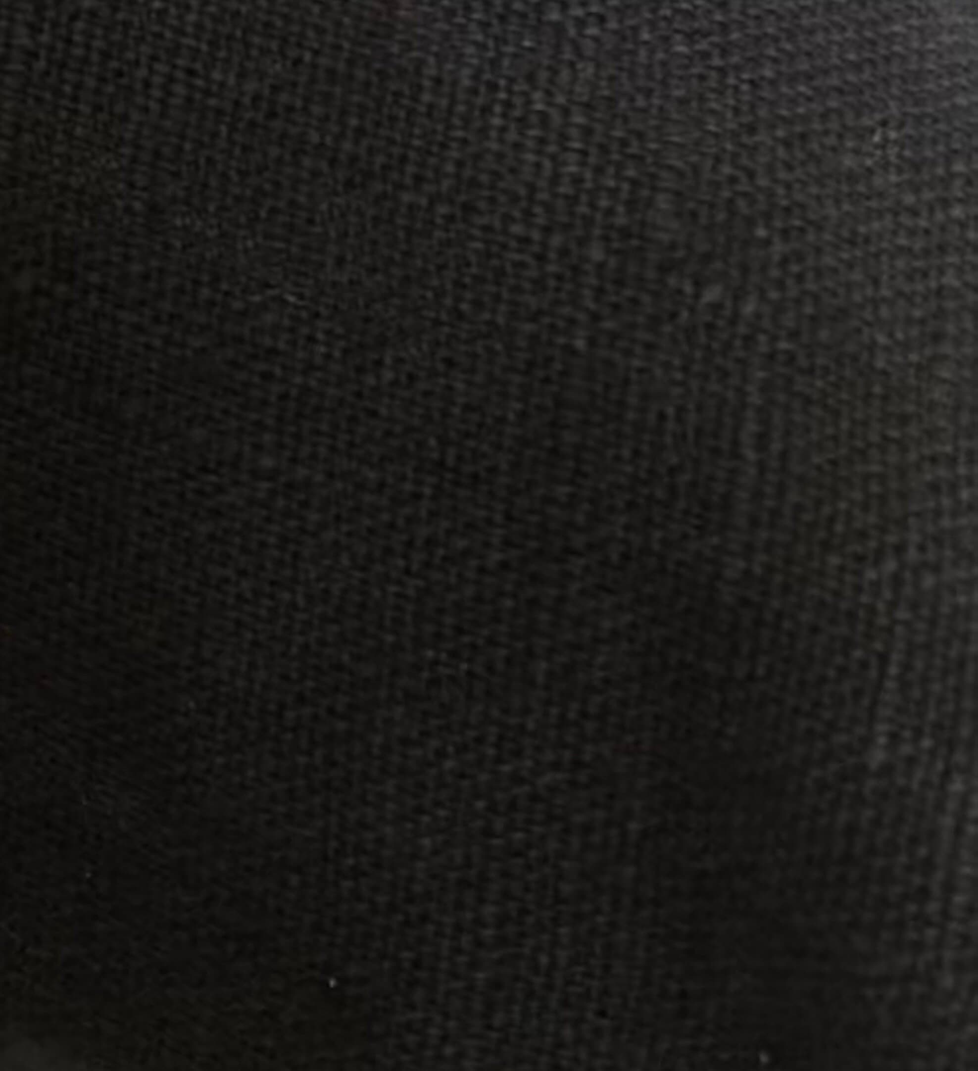 Black French Linen Pillow Cover, Minimalist Cushion, Dark Home Decor