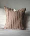 Brown Striped Cotton Cushion Cover: Bohemian Home Decor
