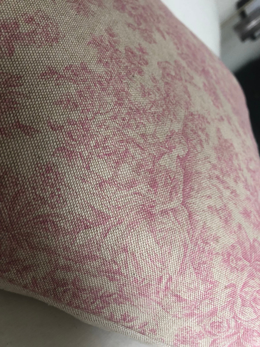 Dusty Pink Toile Cushion cover