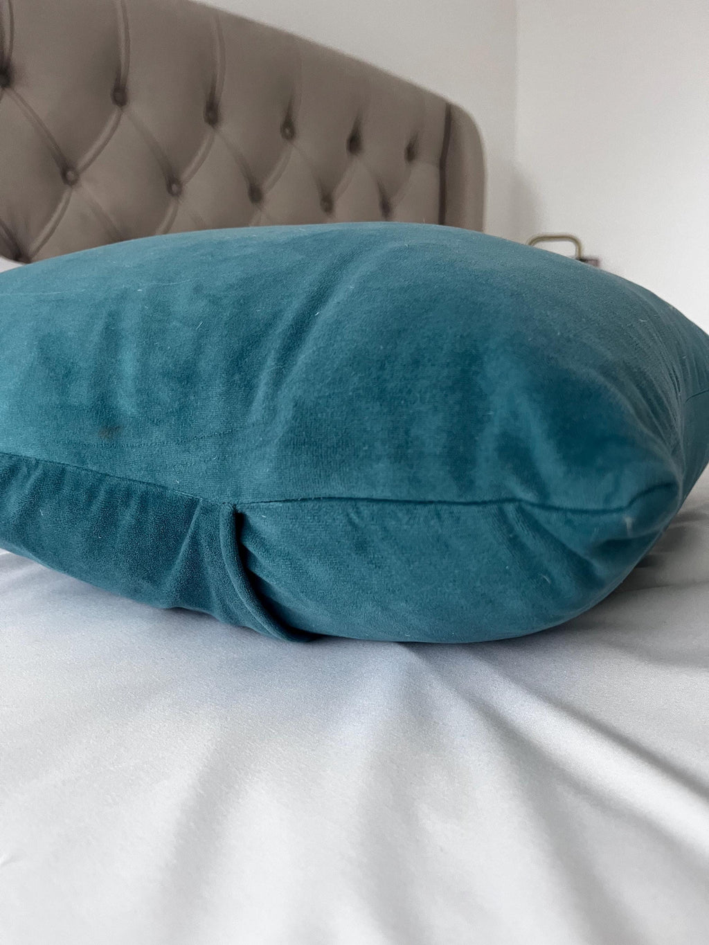 Teal Velvet Cushion Cover, Luxury Decorative Pillow, modern home decor