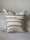 Bohemian striped cream cushion cover