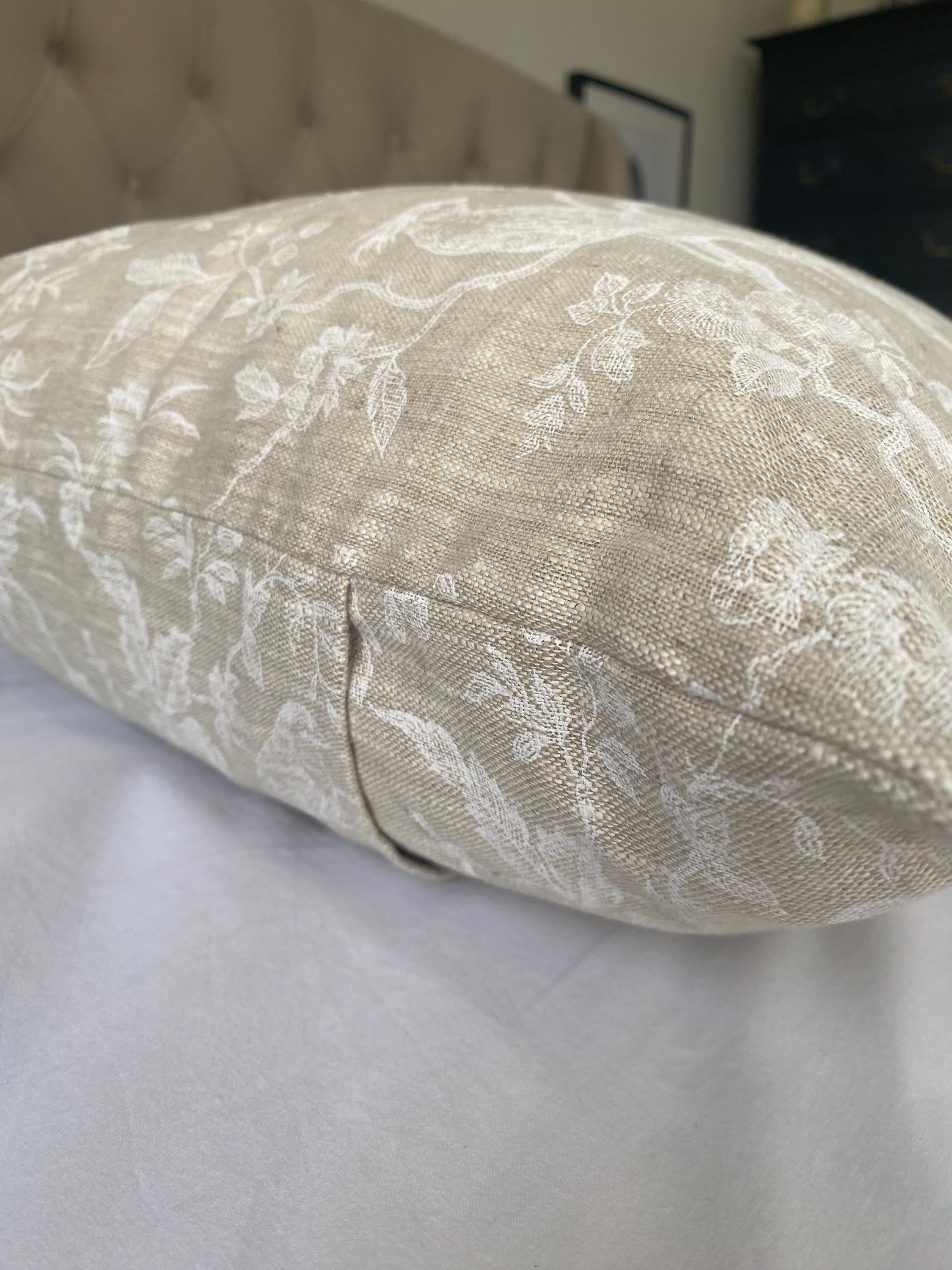 French linen pillow cover, neutral cushions, vintage home decor, farmhouse scatter cushions