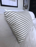 Olive green lumber pillow cover: envelope reverse cotton cushion