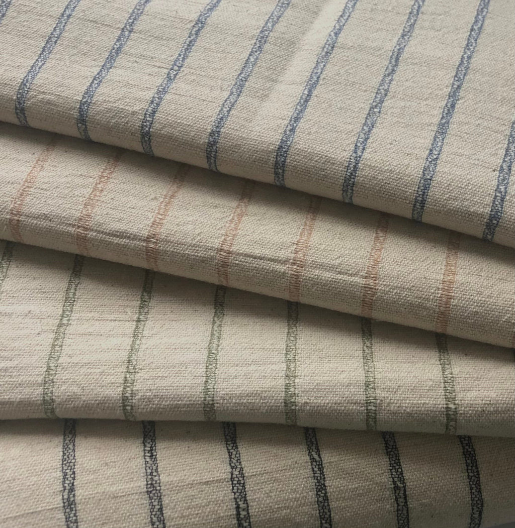 Sage Green Stripe long Bolster Cushion Cover, Bohemian Farmhouse Decor