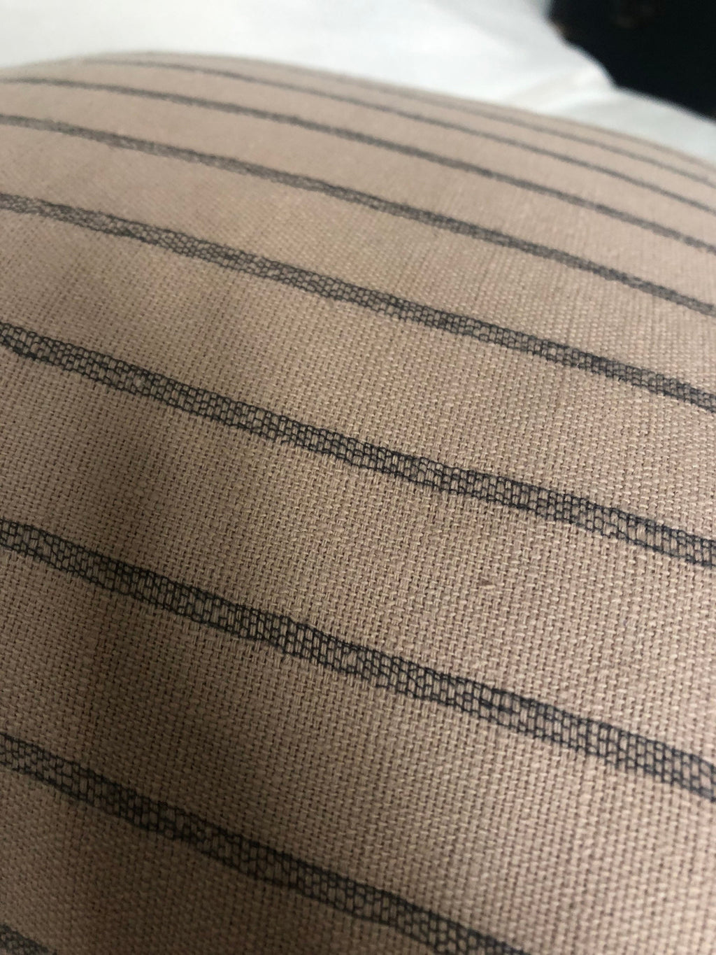 Brown Striped Cotton Cushion Cover: Bohemian Home Decor