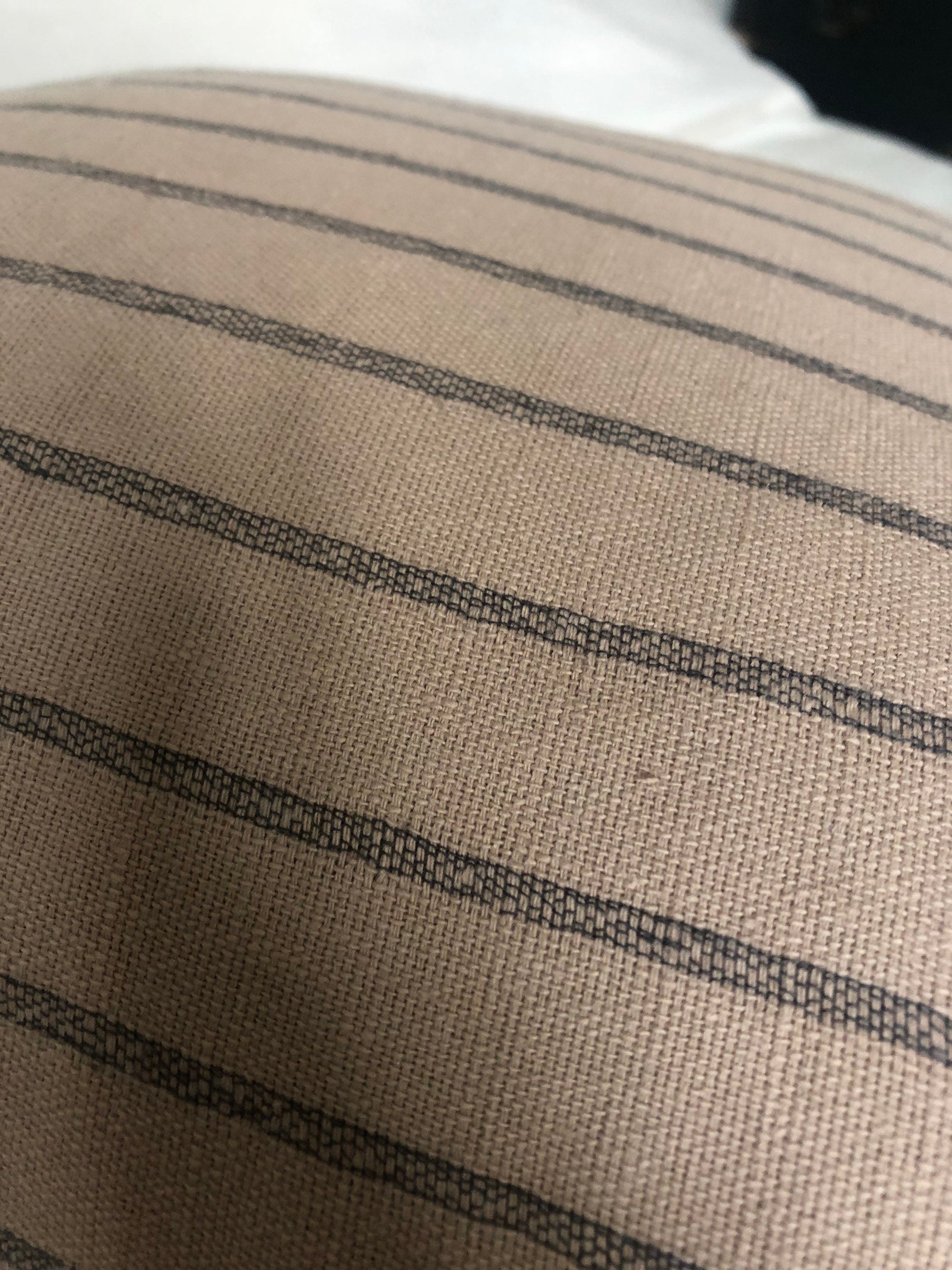 Brown Striped Cotton Cushion Cover: Bohemian Home Decor