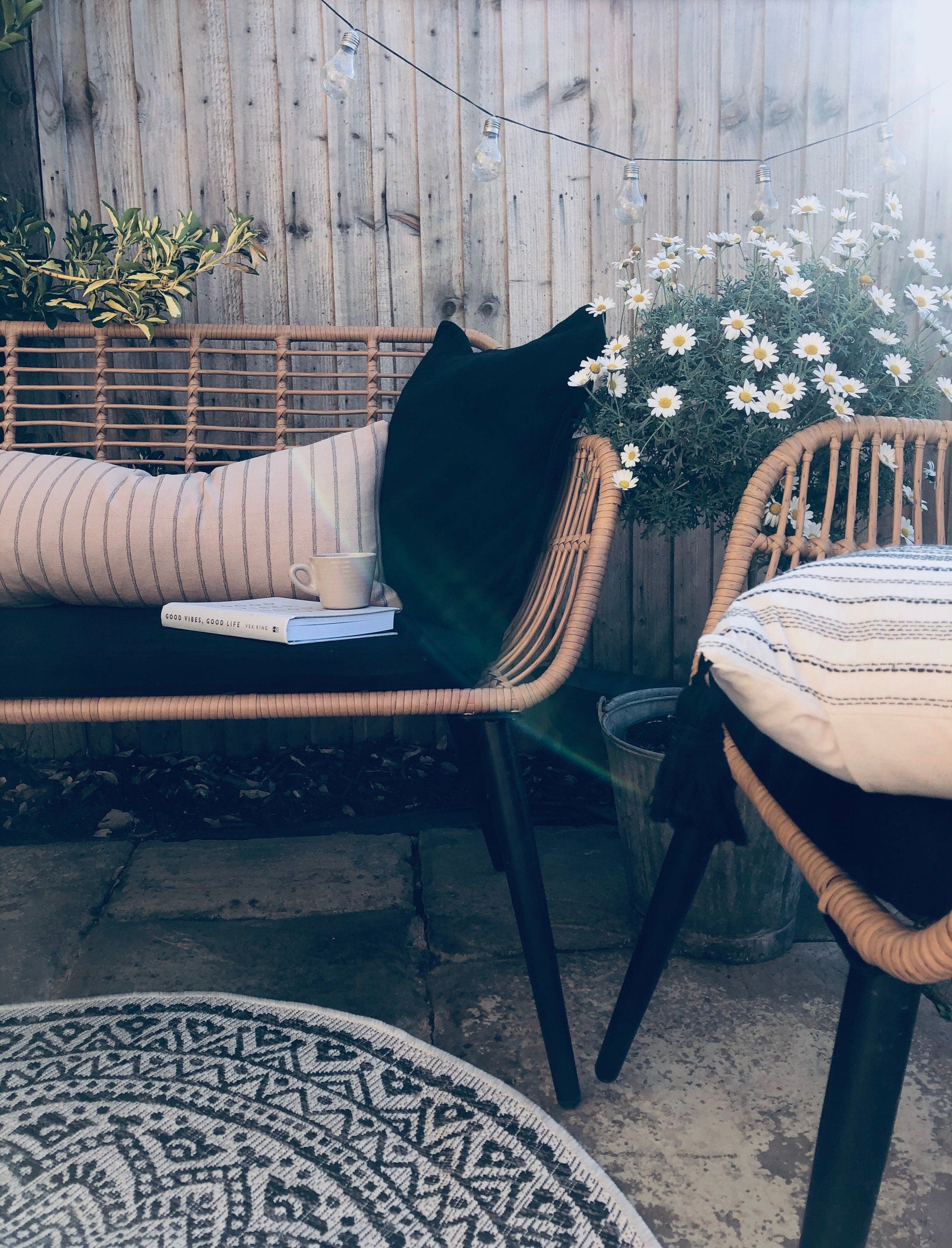 Brown Stripe Bolster Pillow Cover, Extra Long Lumbar Cushion, Boho Decor