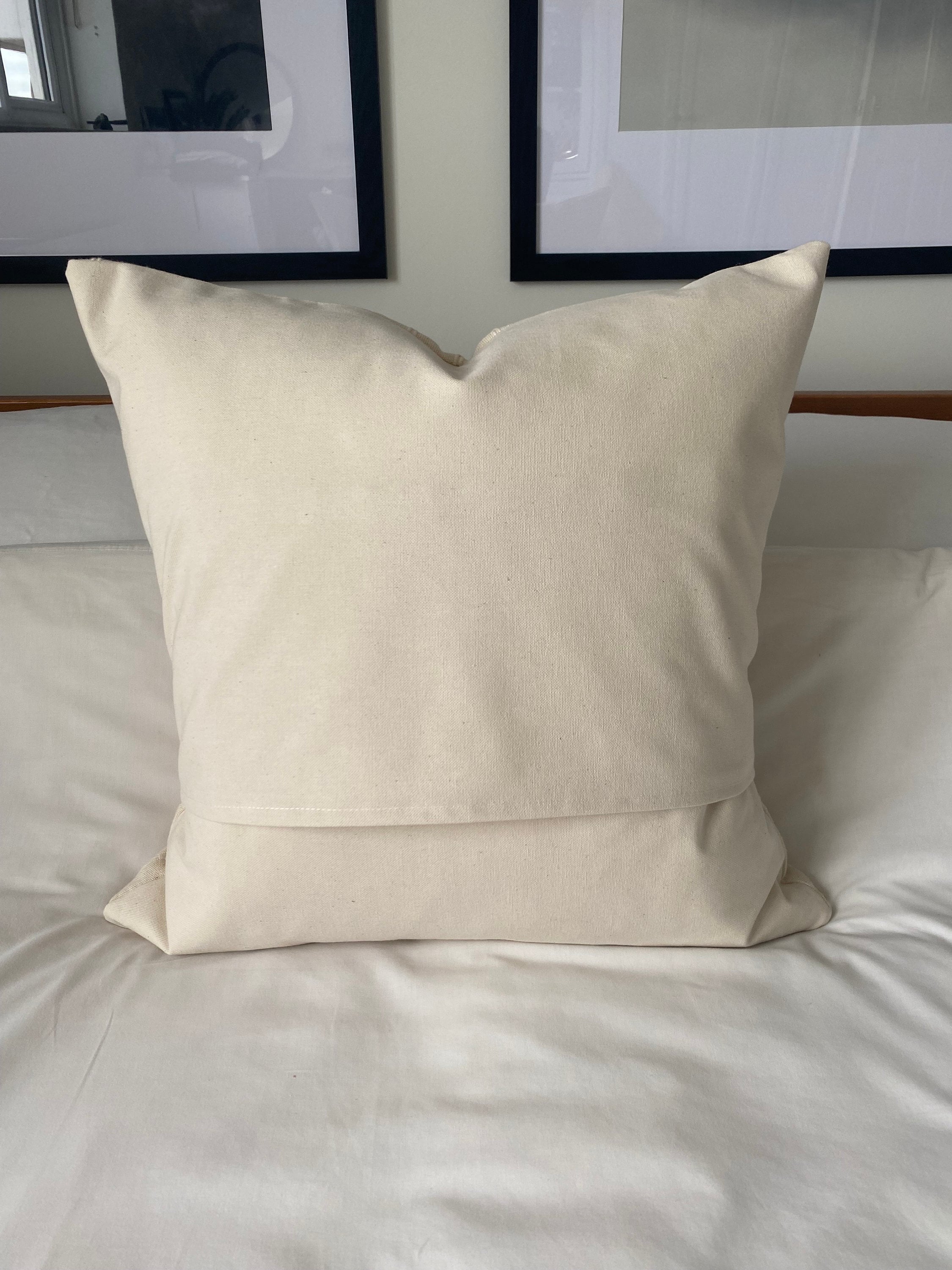 Neutral textured pillow cover, cream cushions, bohemian home decor, large cushion covers, oblong cushion cover