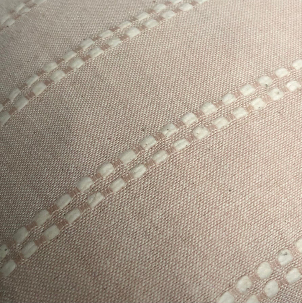 Dusty Pink Pillow Cover, Hand Woven Organic Cotton, Bohemian Decor
