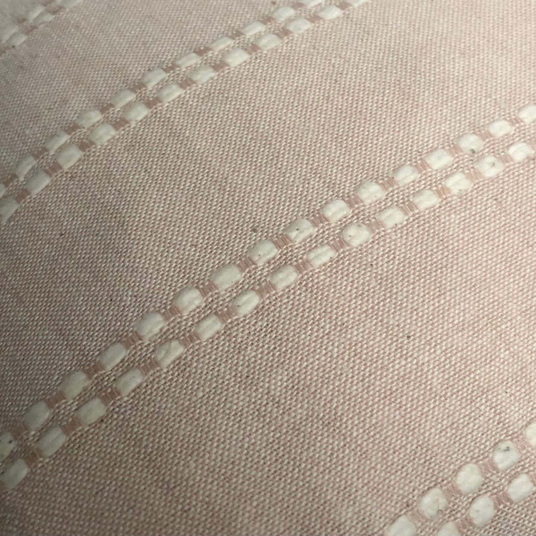 Dusty Pink Pillow Cover, Hand Woven Organic Cotton, Bohemian Decor